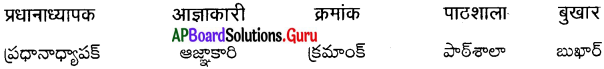 AP Board 7th Class Hindi Solutions 6th Lesson पत्र-लेखन 17