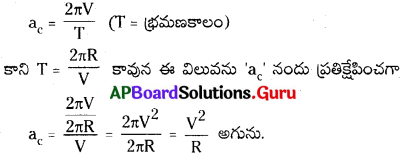 AP 9th Class Physical Science Important Questions 8th Lesson గురుత్వాకర్షణ 8